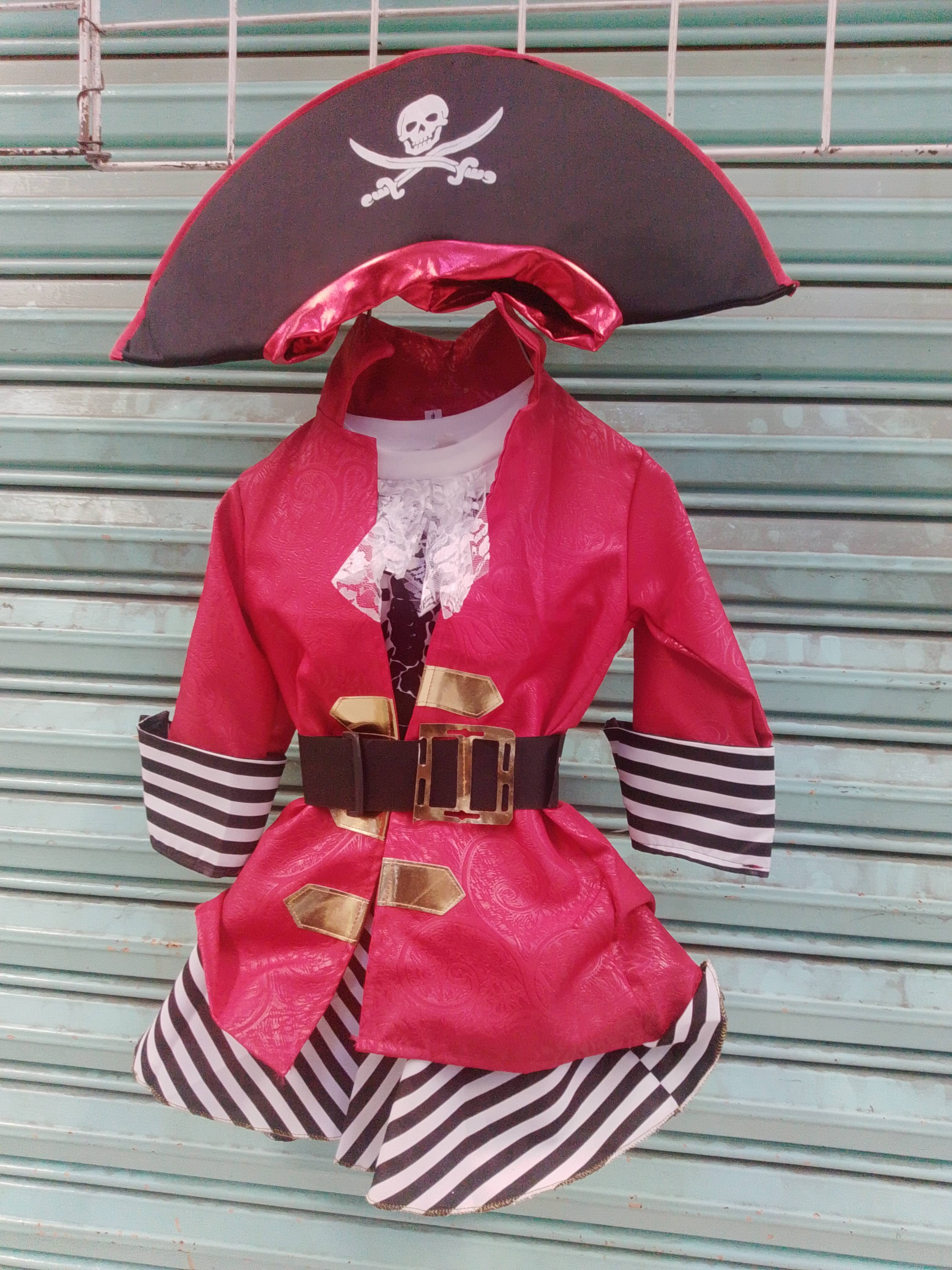 Disfraz de pirata niña