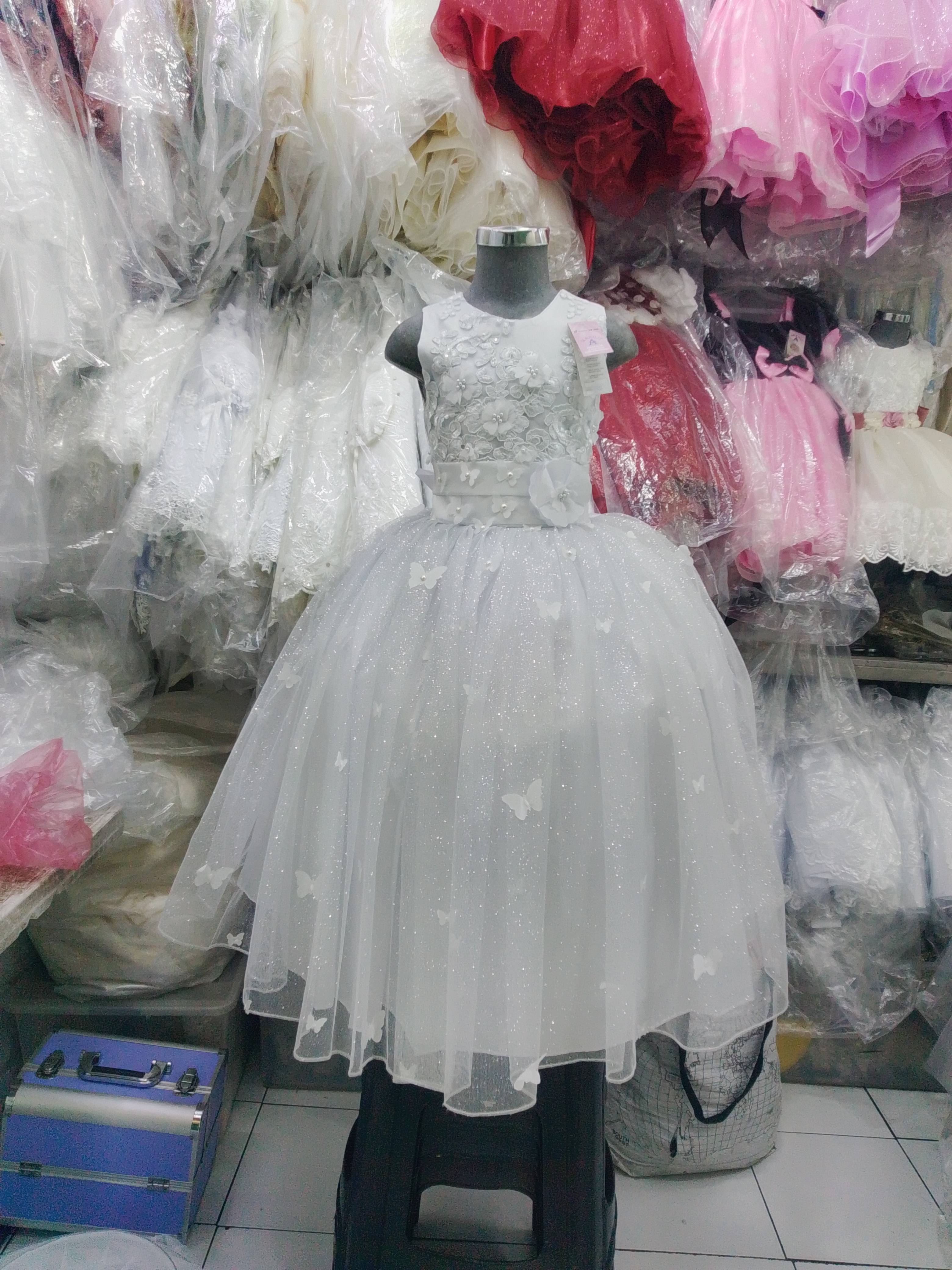 Vestido de Fiesta Mariposas glitter