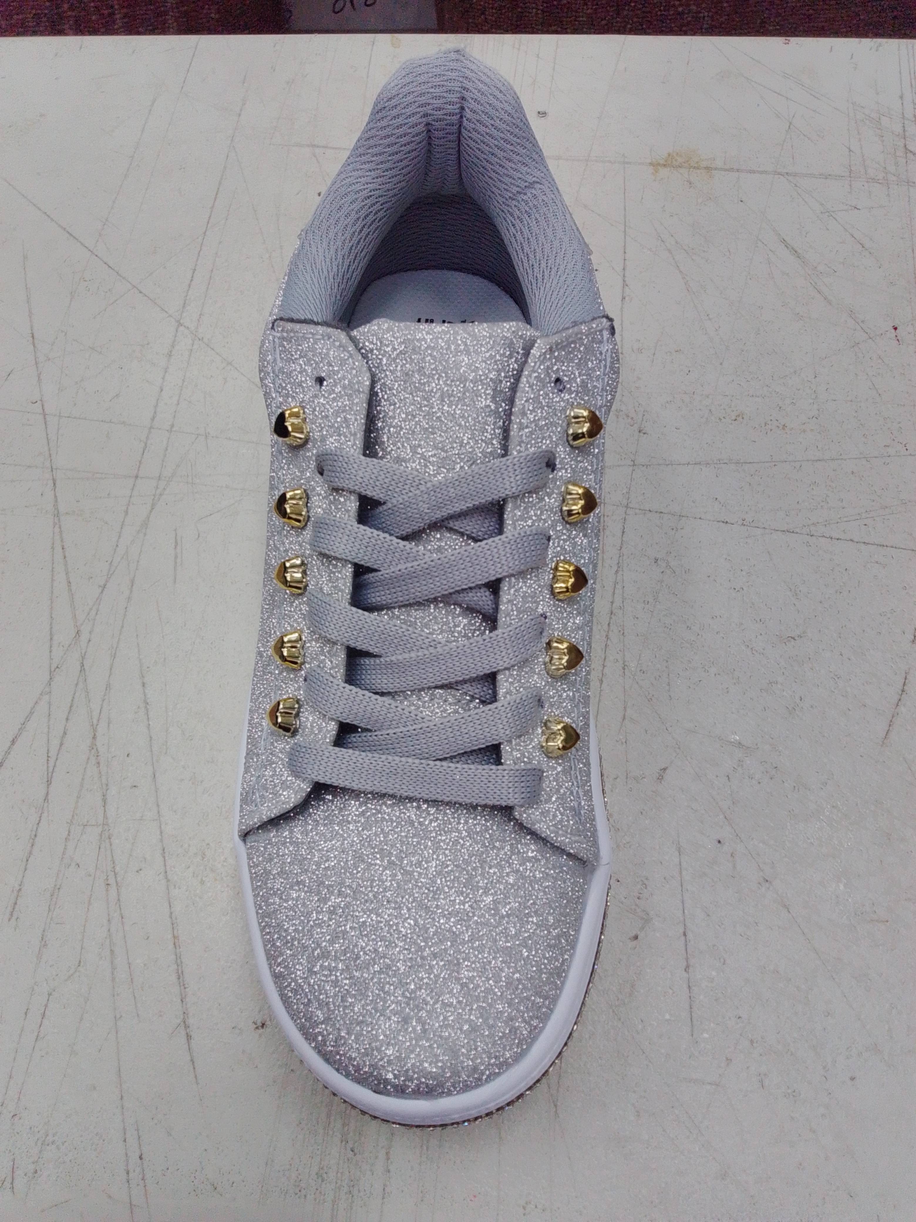 Tenis plata glitter Chiamps