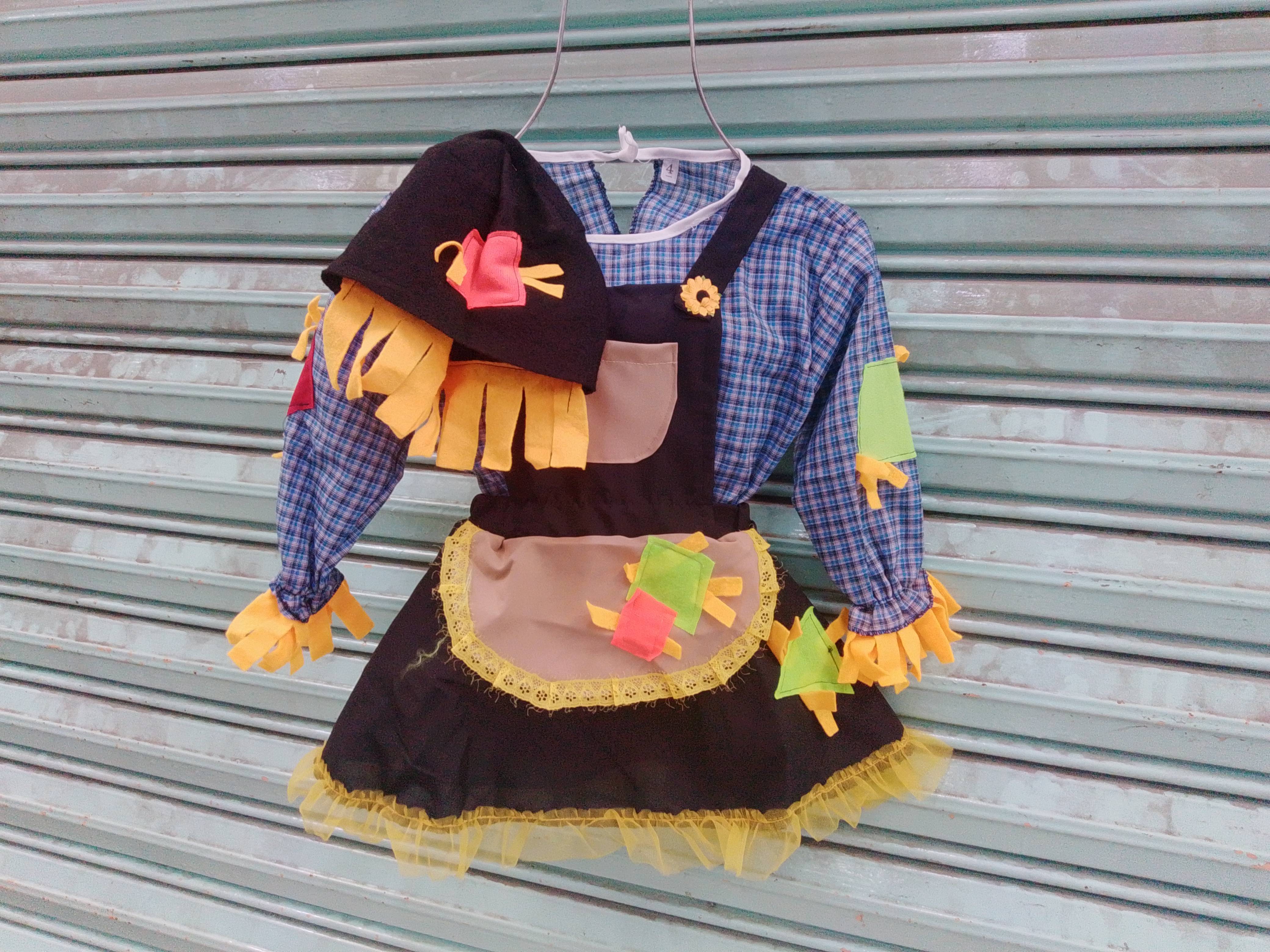 Disfraz de Espantapájaros niña y niño