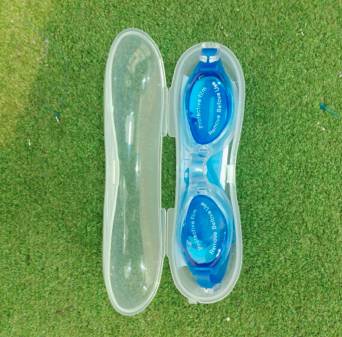 Gogles de natación ajustables con estuche rígido